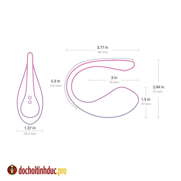 Trứng rung Lovense Lush 3 - Sex toy nữ cao cấp siêu rung thông minh điều khiển bằng app