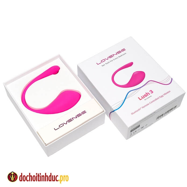 Trứng rung Lovense Lush 3 - Sex toy nữ cao cấp siêu rung thông minh điều khiển bằng app