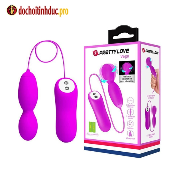 Trứng Rung Ngoáy Pretty Love Vega - Sex toy máy rung mini cho nữ