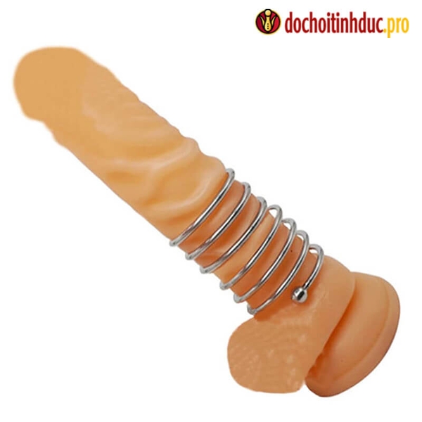 Vòng bi đeo dương vật - Vòng chống xuất tinh sớm ống lò xo