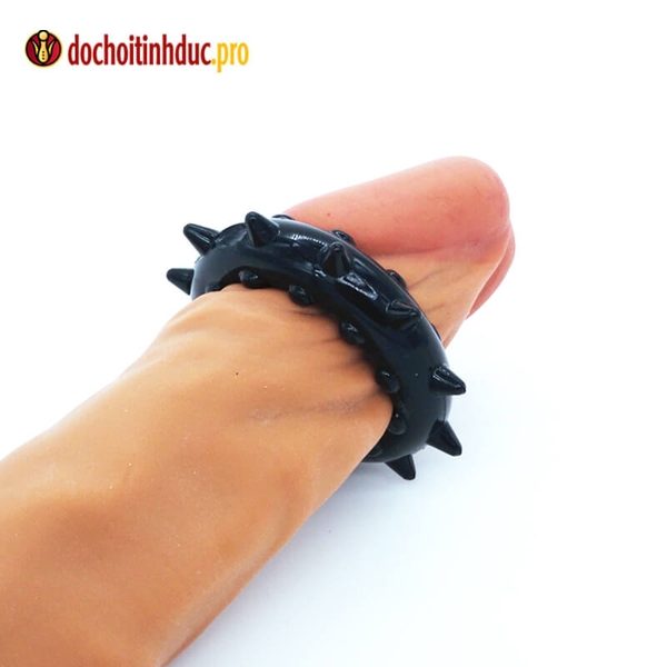 Vòng bi gai đeo dương vật silicone loại dày