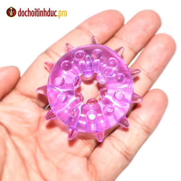 Vòng bi gai đeo dương vật silicone loại dày