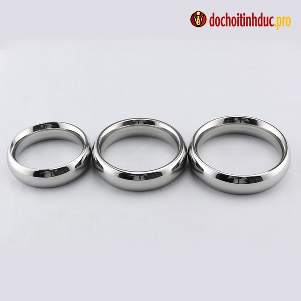 Vòng đeo dương vật inox tăng cương cứng, chống xuất tinh sớm
