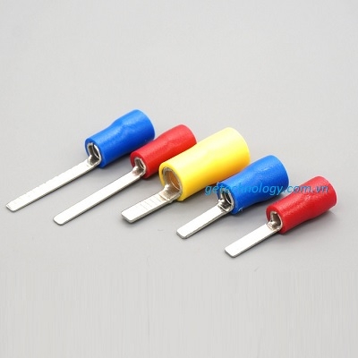 Đầu cốt kim dẹt bọc nhựa DBV1.25/2/5.5-10/14/18 DBV1.25-10 DBV1.25-14 DBV1.25-18 DBV2-10 DBV2-14 DBV2-18 DBV5.5-10 DBV5.5-14 DBV5.5-18