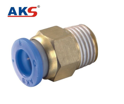 Đầu nối khí PC, đầu nối nhanh PC - PC Male Straight Fitting Composite Fittings - hãng AKS