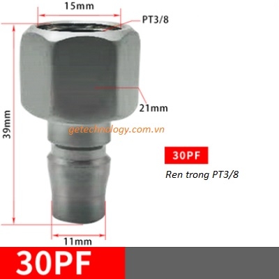 Đầu nối nhanh 20PF 30PF 40PF - Quick coupling SABO