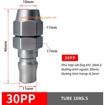 Đầu nối nhanh 20PP 30PP 40PP - Quick coupling SABO