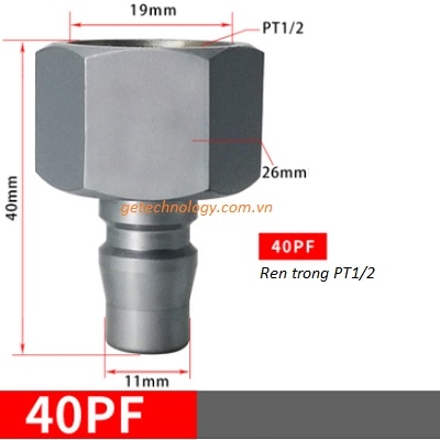 Đầu nối nhanh 20PF 30PF 40PF - Quick coupling SABO