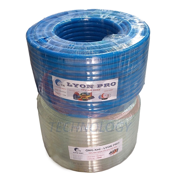 ống khí nén công nghiệp, dây khí nén chịu áp, ống TPU cao cấp, ống khí nén màu xanh, ống khí nén màu trắng