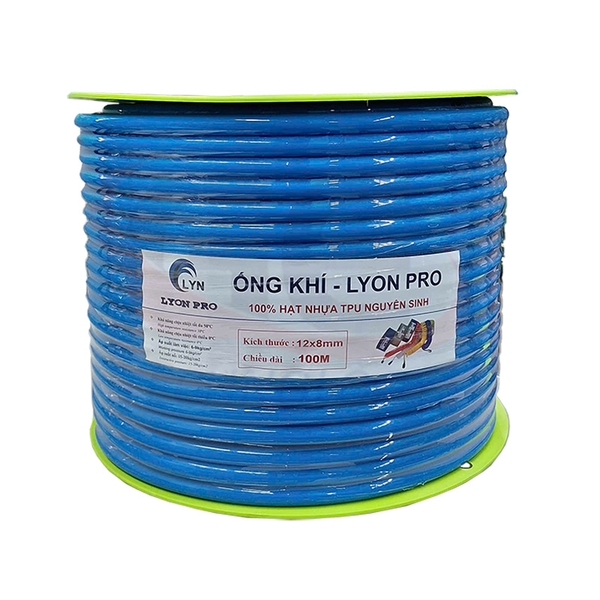 ống khí nén công nghiệp, dây khí nén chịu áp, ống TPU cao cấp, ống khí nén màu xanh, ống khí nén màu trắng