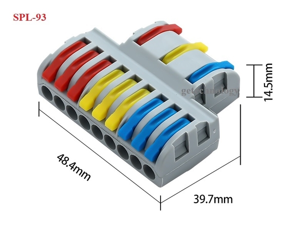 Cút Nối Dây Điện PCT-2-2, PCT-2-3, PCT2-5, PCT-42, PCT-62  đầu nối nhanh dây điện PCT 32A 250V/4KV, Cút Nối Dây Điện Nhanh PCT