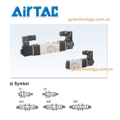 Van điện từ dòng 4V100 hãng AIRTAC