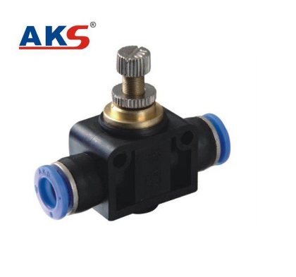 Van tiết lưu SA hãng AKS, Van khí nén SA AKS, Van tay SA hãng AKS, Duct-type Check Valve Pneumatic Push In Fittings AKS, Speed control AKS