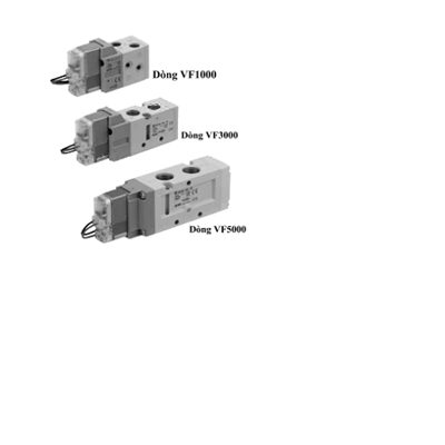 Thiết bị khí nén SMC - Van điện từ 5 cổng SMC - VV5F1-31-043