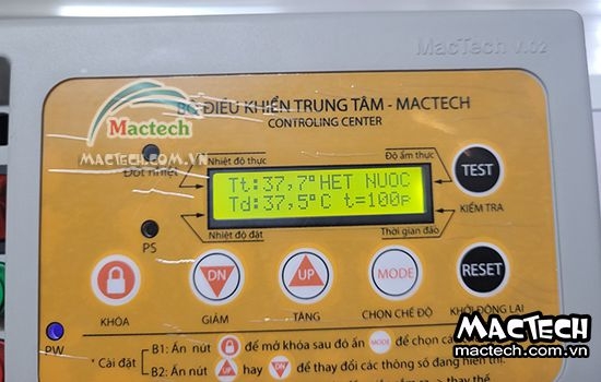 Máy ấp trứng độ ẩm quá cao, nguyên nhân và hướng xử lý