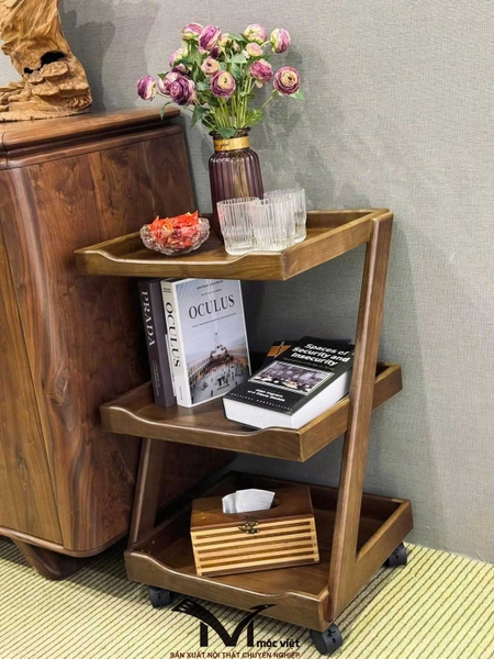 Bí quyết chọn mua kệ đa năng gỗ tự nhiên: Đẹp – Hợp phong cách – Xài bền 10 năm