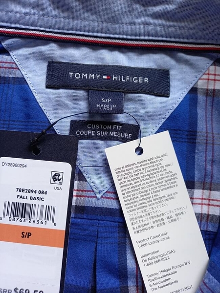Size áo tommy xách tay