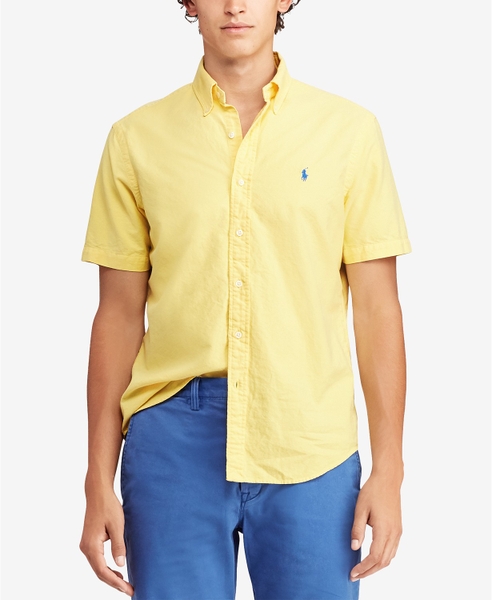 Áo sơ mi nam Polo Ralph lauren ngắn tay vàng  M