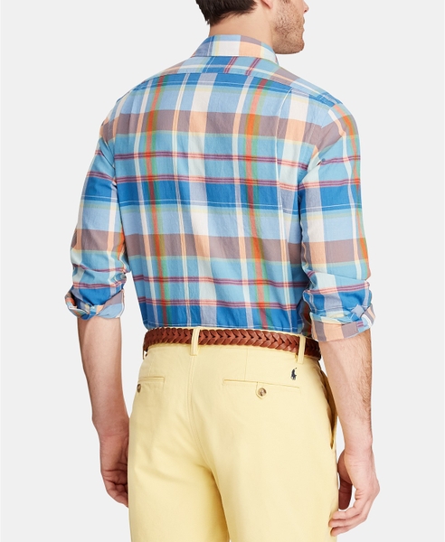 Áo sơ mi nam Polo Ralph lauren tay dài caro multi color