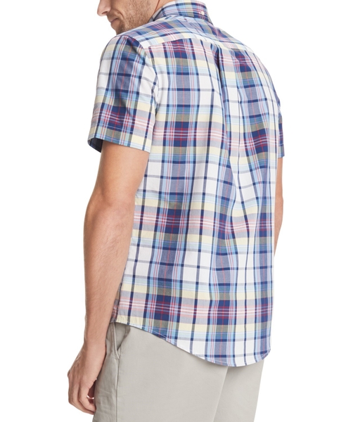 Áo sơ mi nam Tommy Hilfiger ngắn tay caro nhiều màu có túi