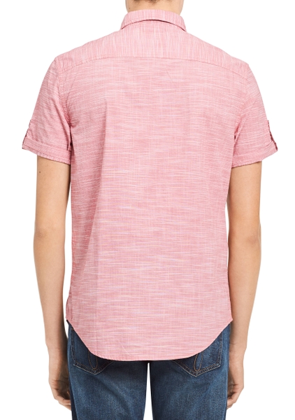 Áo sơ mi calvin Klein jeans ngắn tay 2 túi with logo vai