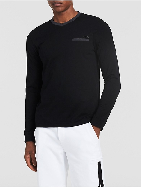 Áo thun dài tay calvin klein xanh /Đen