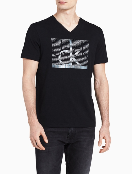 Descubrir 63+ imagen calvin klein print t shirt