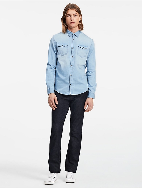 Áo sơ mi Nam - Calvin klein Jeans Demin tay dài