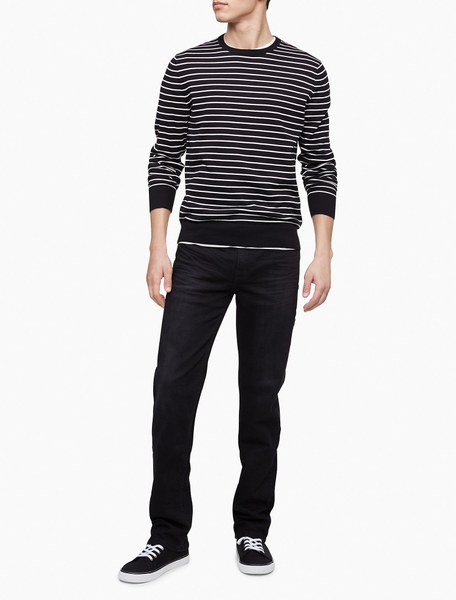 Calvin Klein Jeans Men's Straight Fit Jeans - Đen wash