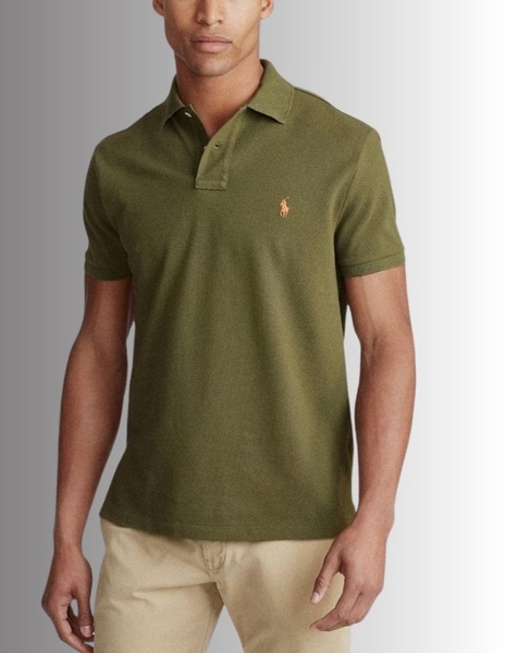 Polo ralph lauren classic áo thun nam màu nâu authentic