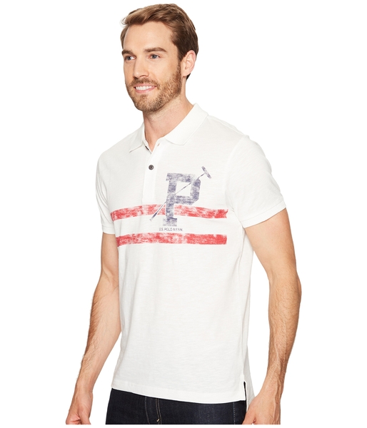 Áo thun nam US Polo Assn - Trắng phối