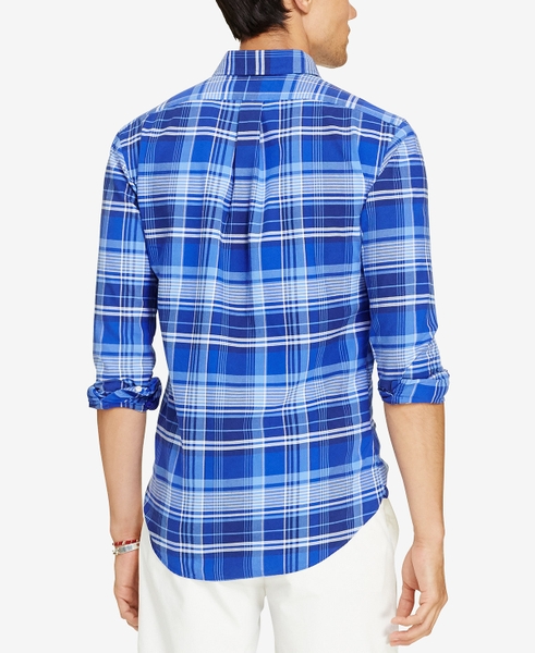 Áo sơ mi nam Polo Ralph lauren caro xanh