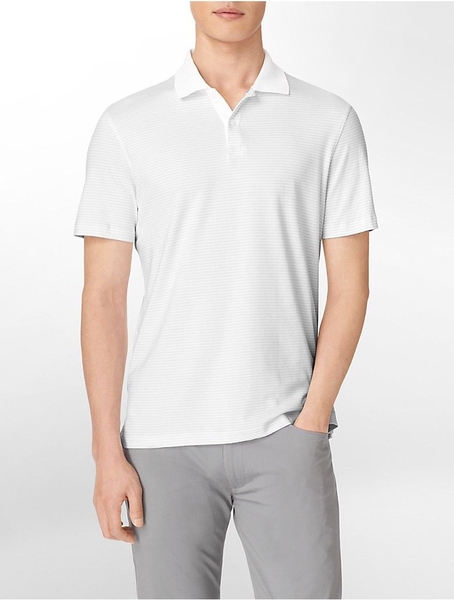 Áo thun Nam Calvin Klein - Trắng sọc ngan đen - M