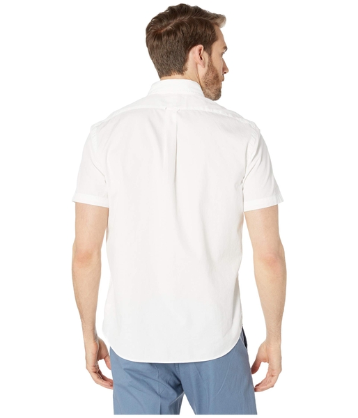 Áo sơ mi nam Polo Ralph lauren trắng tay ngắn logo xanh