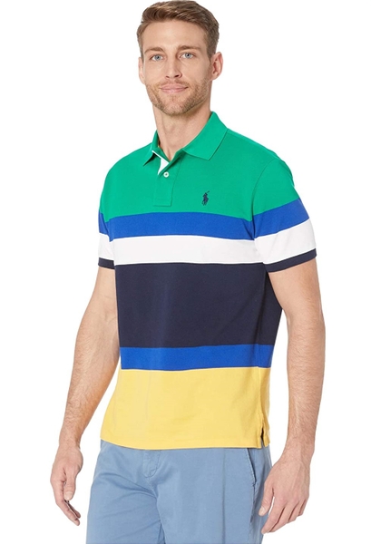 Áo thun Nam Polo Ralph lauren phối 3 màu Custon Slimfit