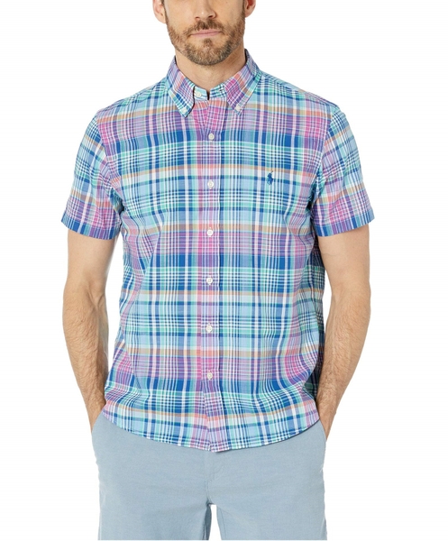 Áo sơ mi nam Polo ralph lauren ngắn tay caro nhiều màu