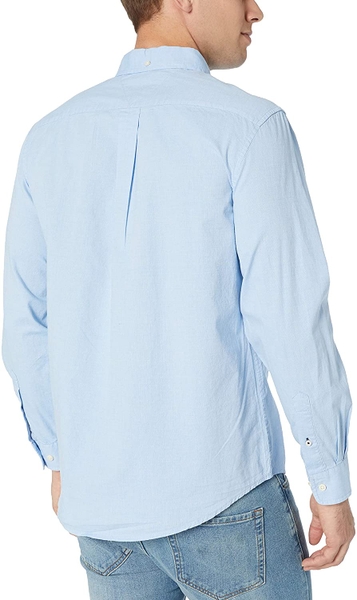 Áo sơ mi nam Tommy Hilfiger tay dài xanh nhạt có túi