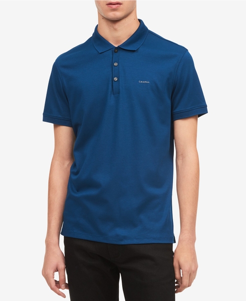 Áo thun nam calvin klein xanh Sailar blue M