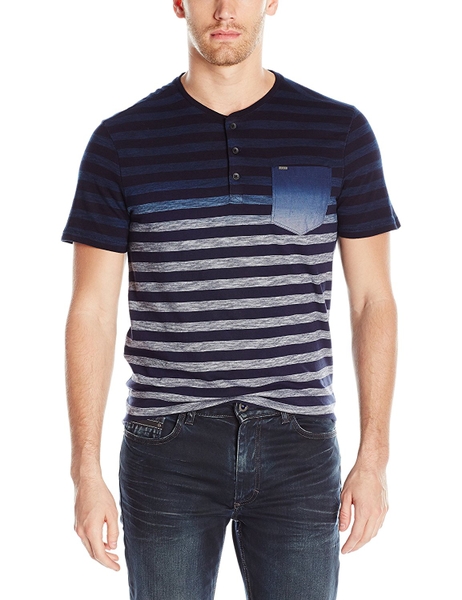 Áo thun T.Shirt calvin Klien Jeans sọc ngang wash M