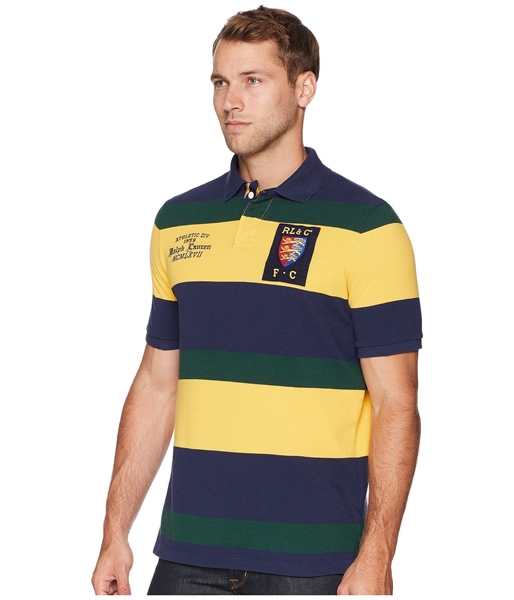 Áo thu nam Polo Ralph lauren xanh đen phối vàng