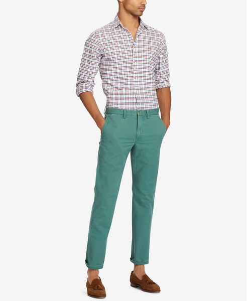 Áo sơ mi Nam Polo Ralph lauren caro đỏ xanh lá