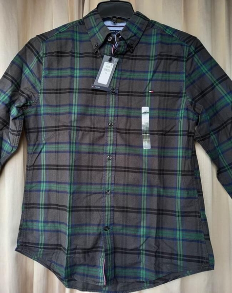 Áo sơ mi Tommy Hilfiger Men's tay dài, Áo xách tay chính hãng