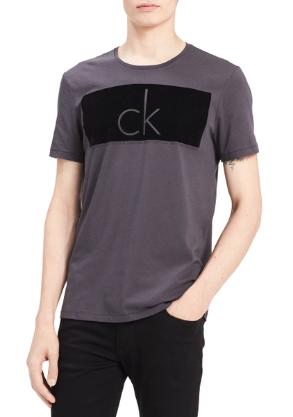 Áo thun nam calvin klein xám L Áo thun nam calvin klein xám L