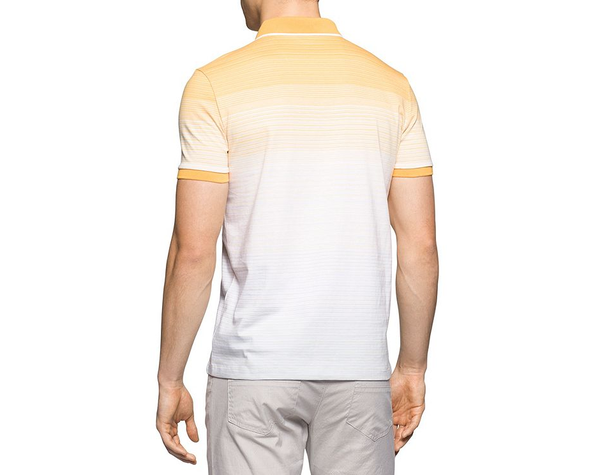 Áo thun Nam Calvin Klein - Phối vàng trắng ngang M - Slim