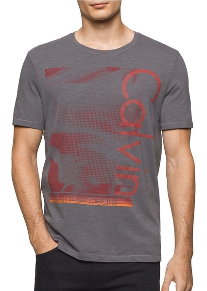 Áo thun Nam Calvin Klein jeans - Nâu with logo M