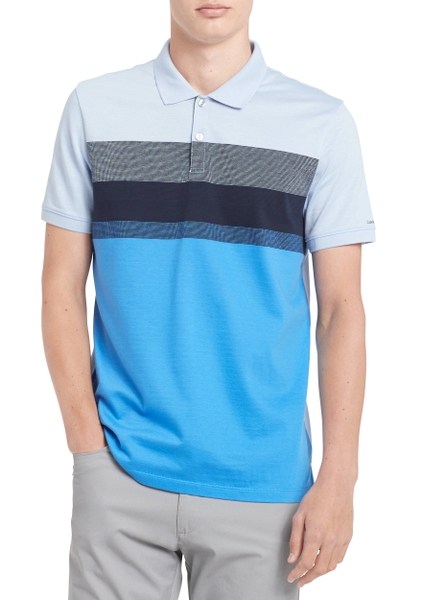 Áo thun nam calvin klein xanh phối