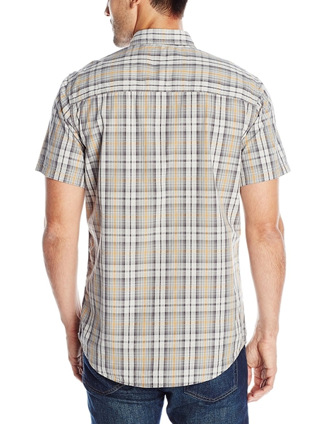 Áo sơ mi Nam - GH Bass Men's -Caro xám trắng