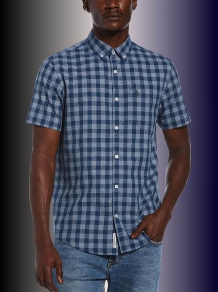 Original penguin áo sơ mi nam tay ngắn chính hãng