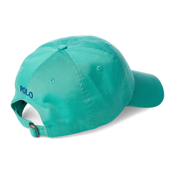 Nón nam Polo Ralph lauren màu xanh lá cây logo xanh đậm
