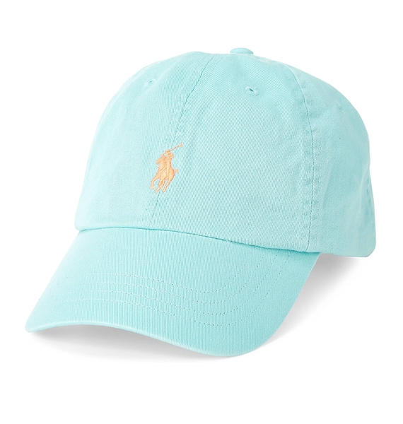 Nón nam Polo Ralph lauren màu xanh lá lơ logo cam